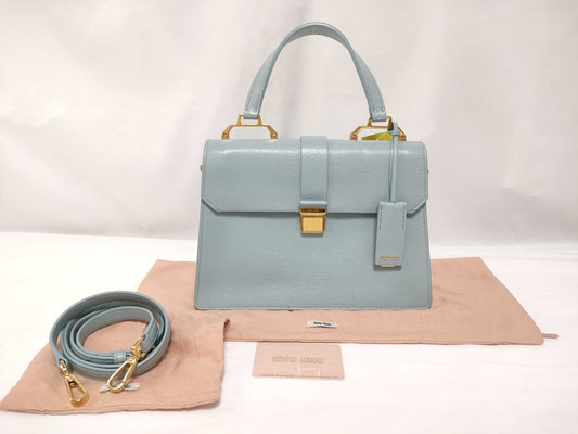 Miu Miu Madras/Light Blue, Pink, Light Green/Strap Included Handbag