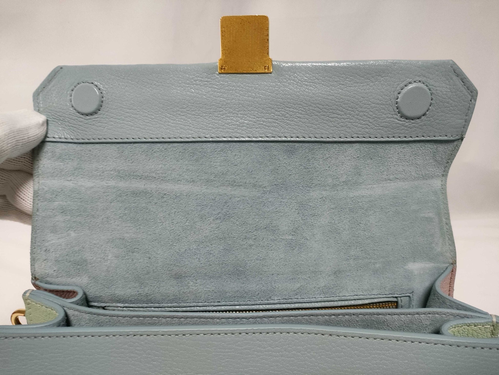 Miu Miu Madras/Light Blue, Pink, Light Green/Strap Included Handbag