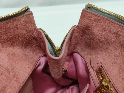 Miu Miu Madras/Light Blue/Strap Handbag