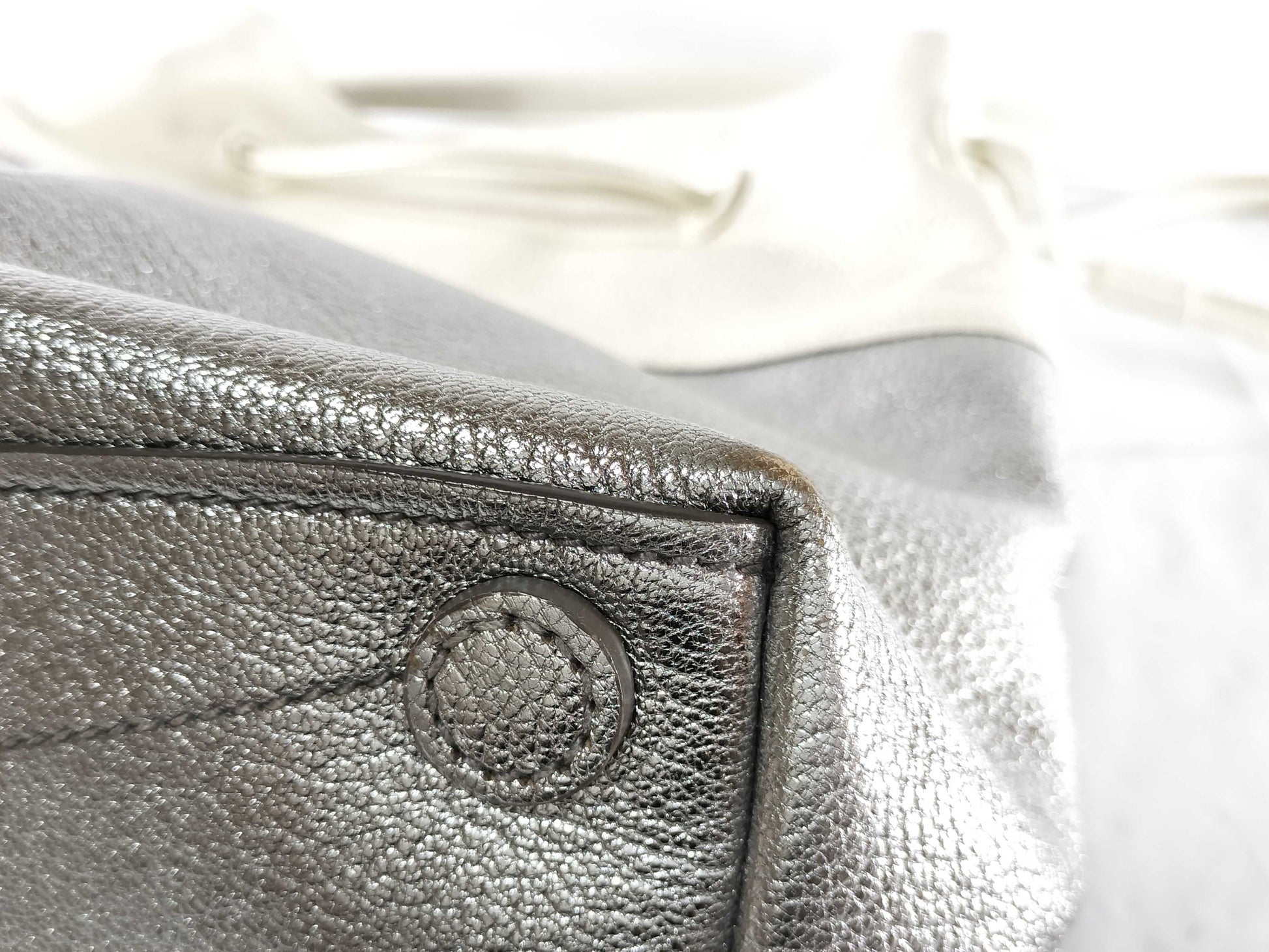 Miu Miu Madras/Silver & White/Strap Included Shoulder Bag