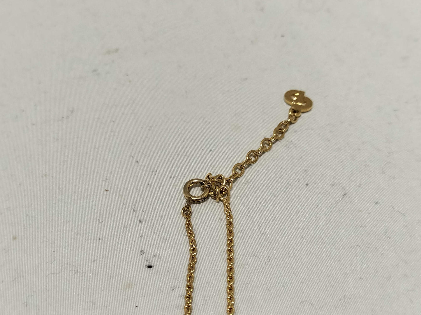 Dior logo necklace necklace