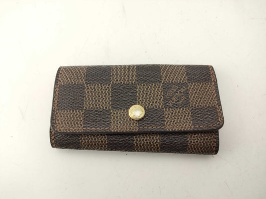LOUIS VUITTON Damier Key Case 4-Ring Key Case/Key Holder