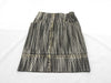 ISSEY MIYAKE Pleats Please Hickory Denim Print Skirt