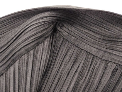 ISSEY MIYAKE Pleats Please Short Sleeve Shirt Black Shirt