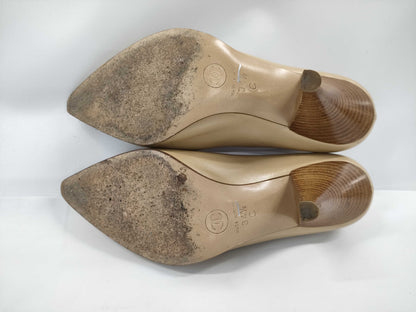 CHANEL Clover Design Leather Pumps