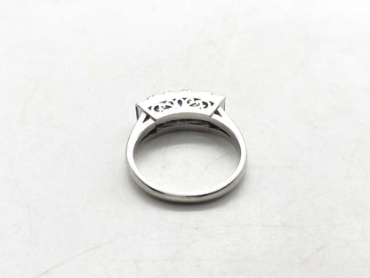 S 0.59ct D 0.26ct Pt900 5.3g Ring 