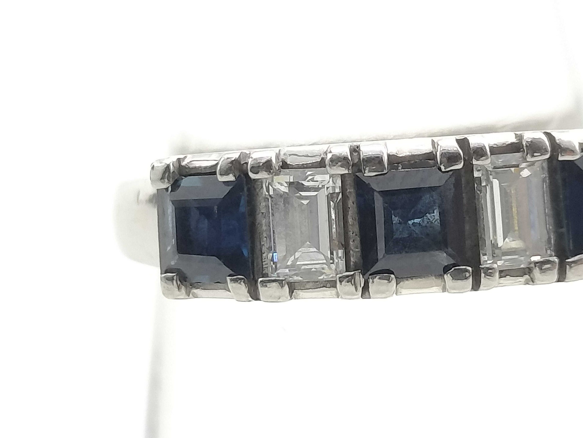 S 0.59ct D 0.26ct Pt900 5.3g Ring 