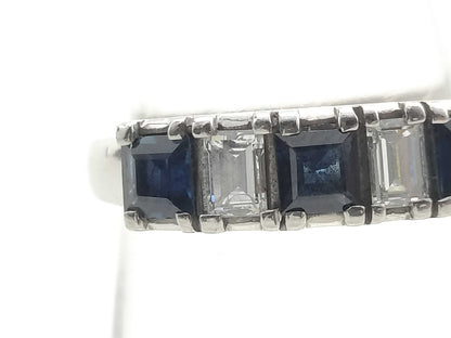 S 0.59ct D 0.26ct Pt900 5.3g Ring 