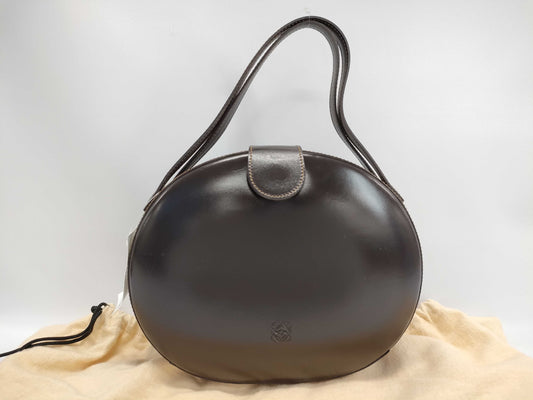 LOEWE Round Handbag Brown Handbag