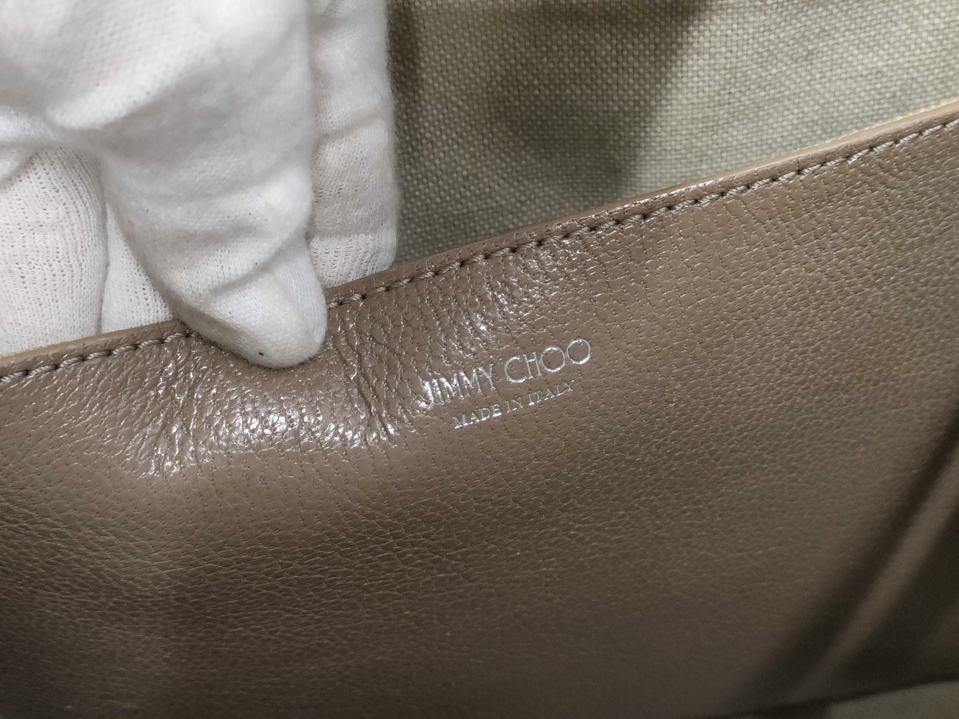 JIMMY CHOO Leather 2-Way Tote Bag