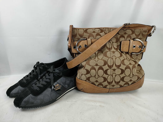 COACH Signature Shoulder Bag 3574, Sneakers and Shoulder Bag Set