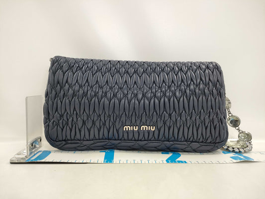 Miu Miu Nappa Crystal Handbag