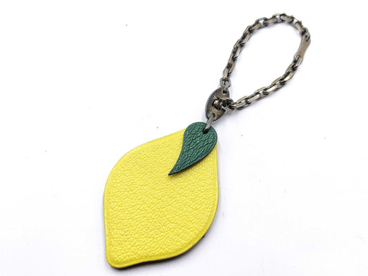 HERMES Lemon Charm Key Case/Key Holder