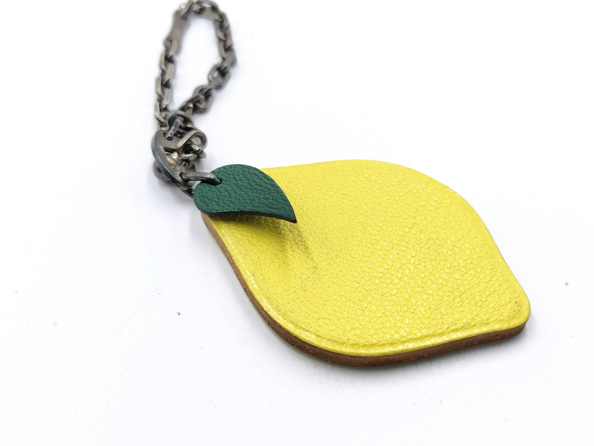 HERMES Lemon Charm Key Case/Key Holder