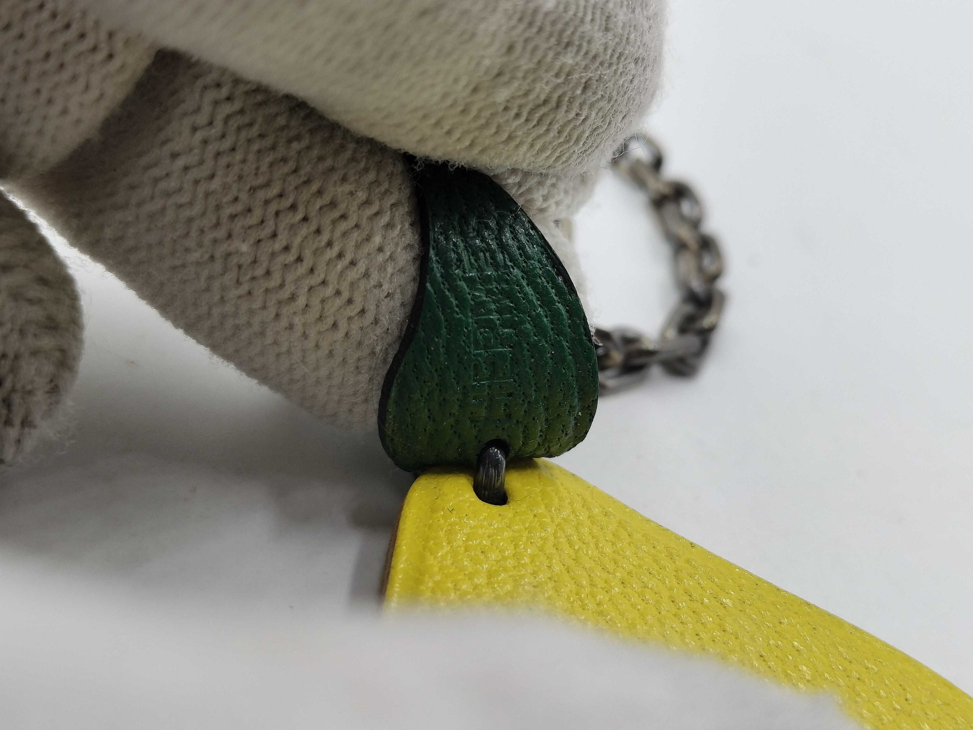 HERMES Lemon Charm Key Case/Key Holder