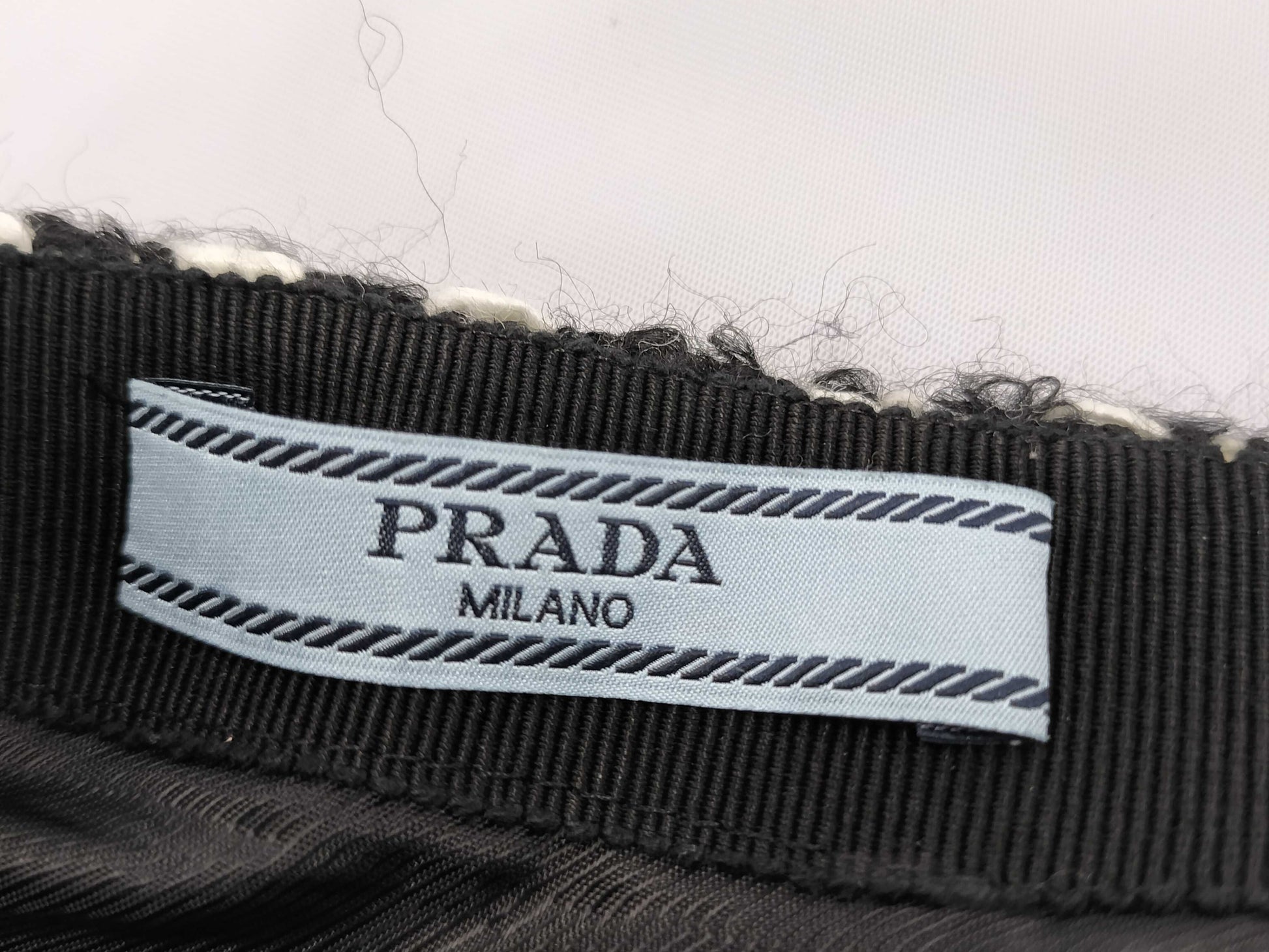 PRADA Tweed Wrap Skirt
