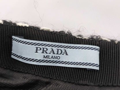 PRADA Tweed Wrap Skirt