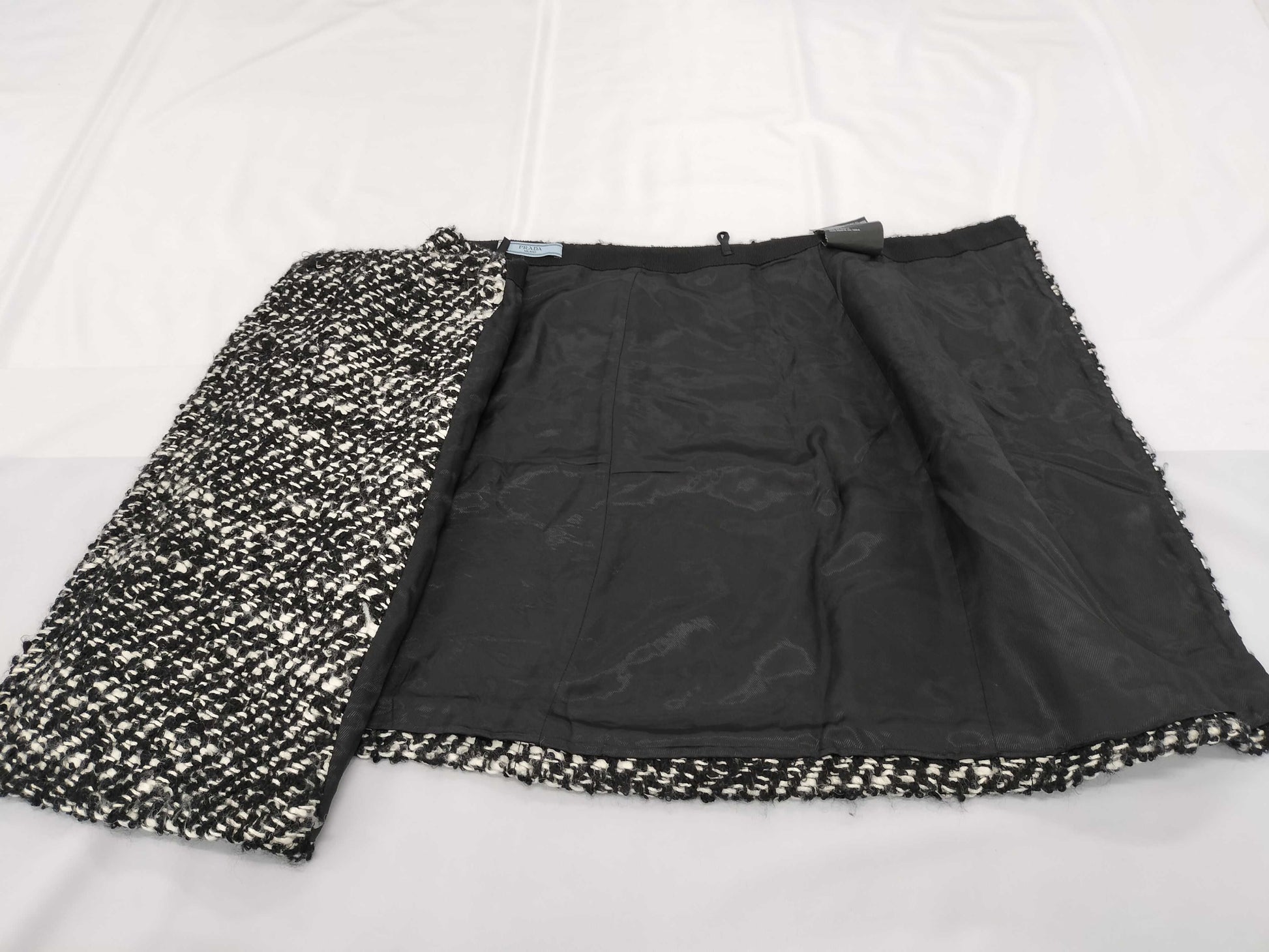 PRADA Tweed Wrap Skirt