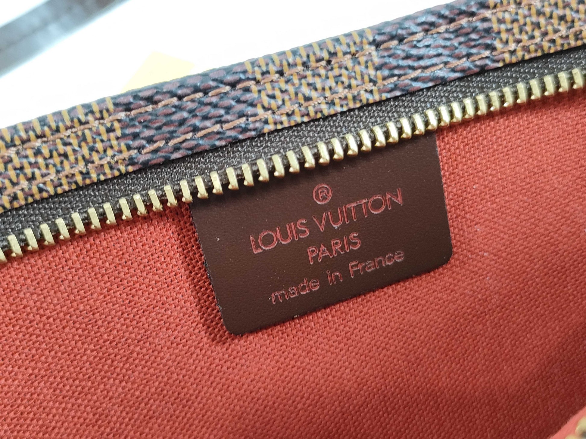 LOUIS VUITTON [Serial Number] FL0092 Damier Accessoires Handbag