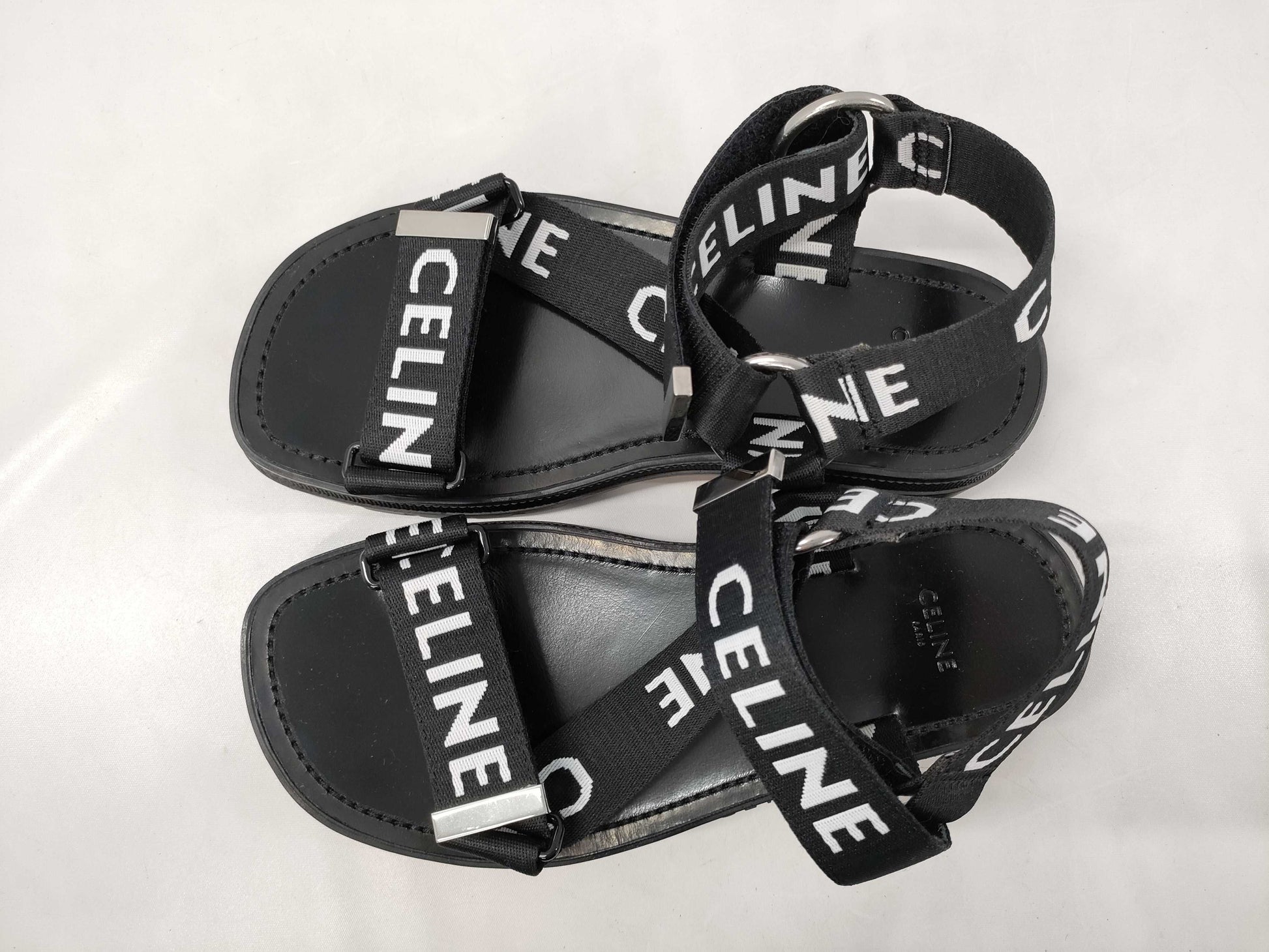 CELINE logo size: 37 sandals
