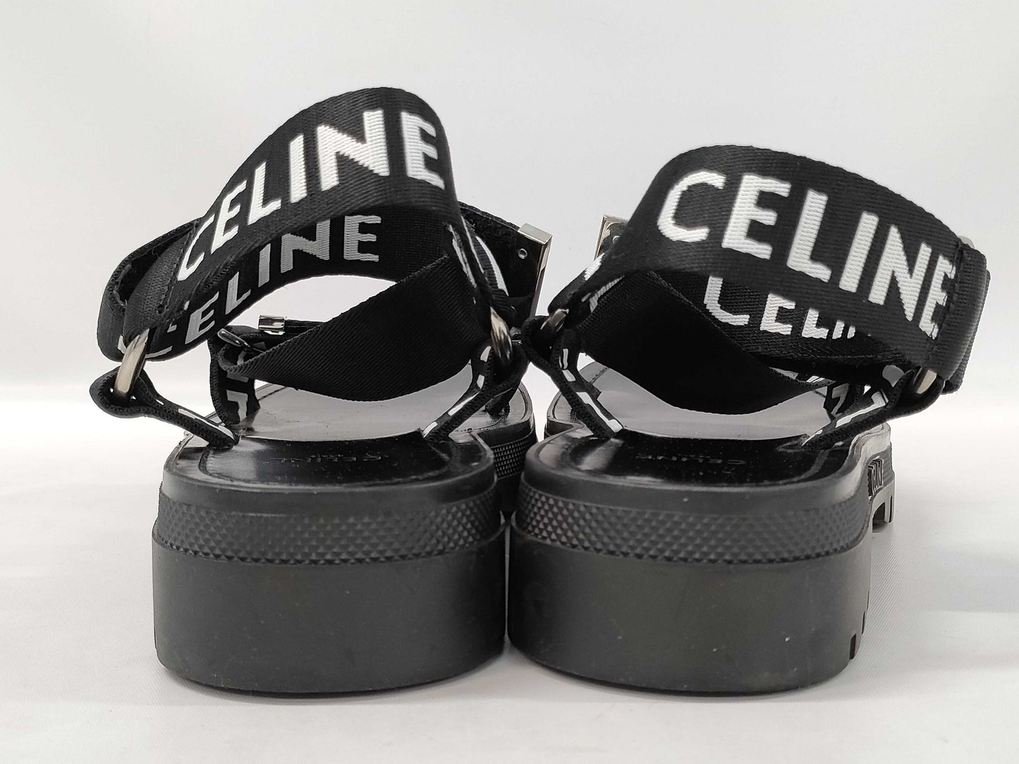 CELINE logo size: 37 sandals