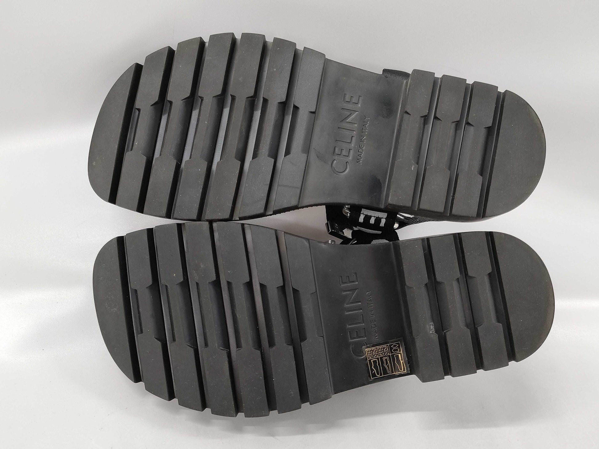 CELINE logo size: 37 sandals