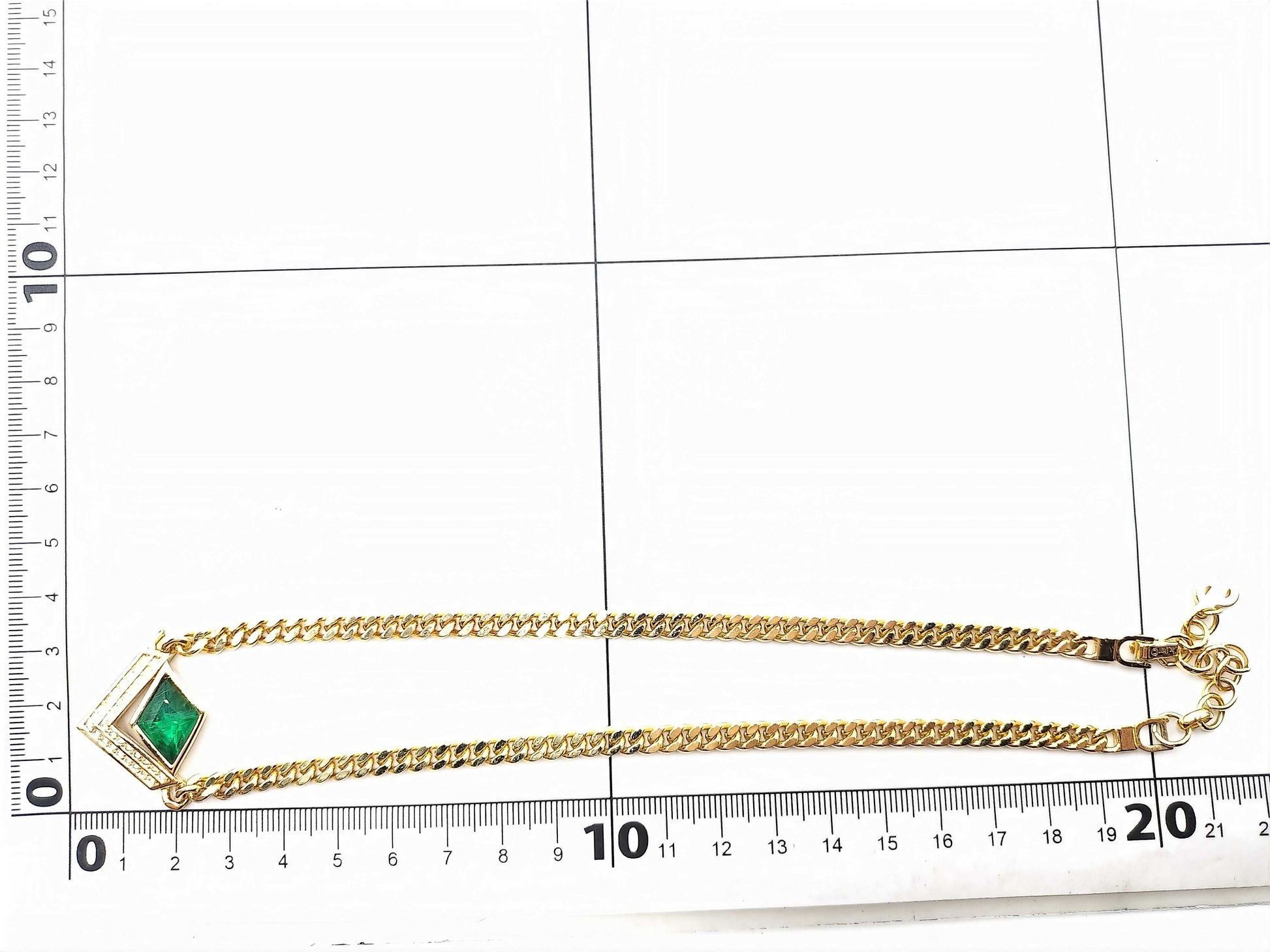 Dior Gold Stone Necklace