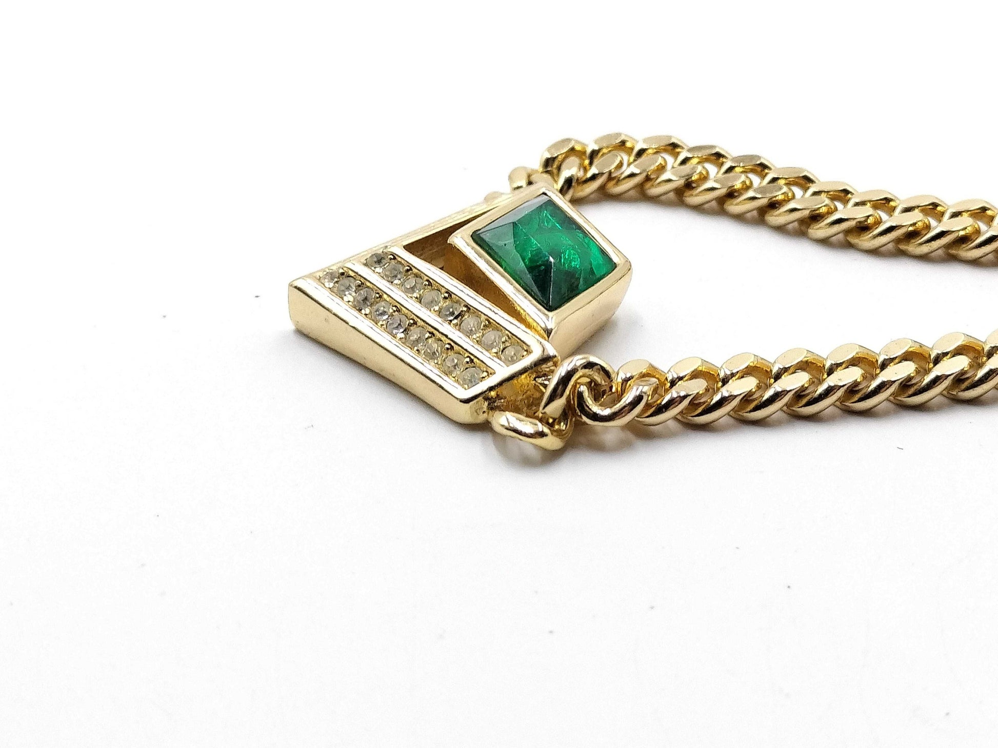Dior Gold Stone Necklace
