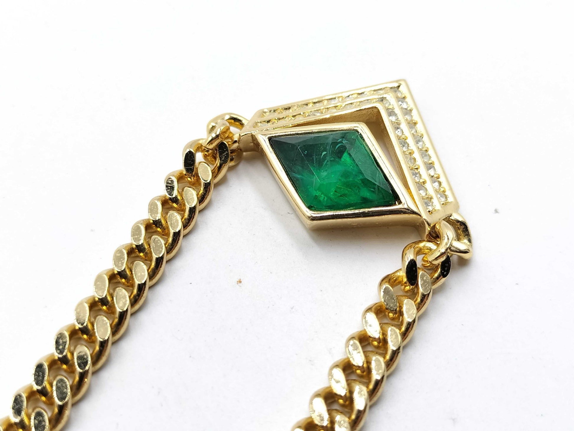 Dior Gold Stone Necklace