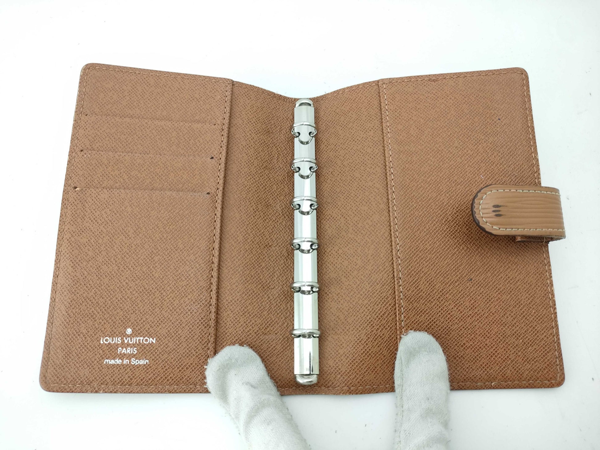 LOUIS VUITTON Epi Agenda 2-piece notebook cover
