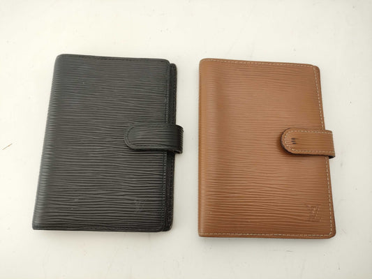 LOUIS VUITTON Epi Agenda 2-piece notebook cover