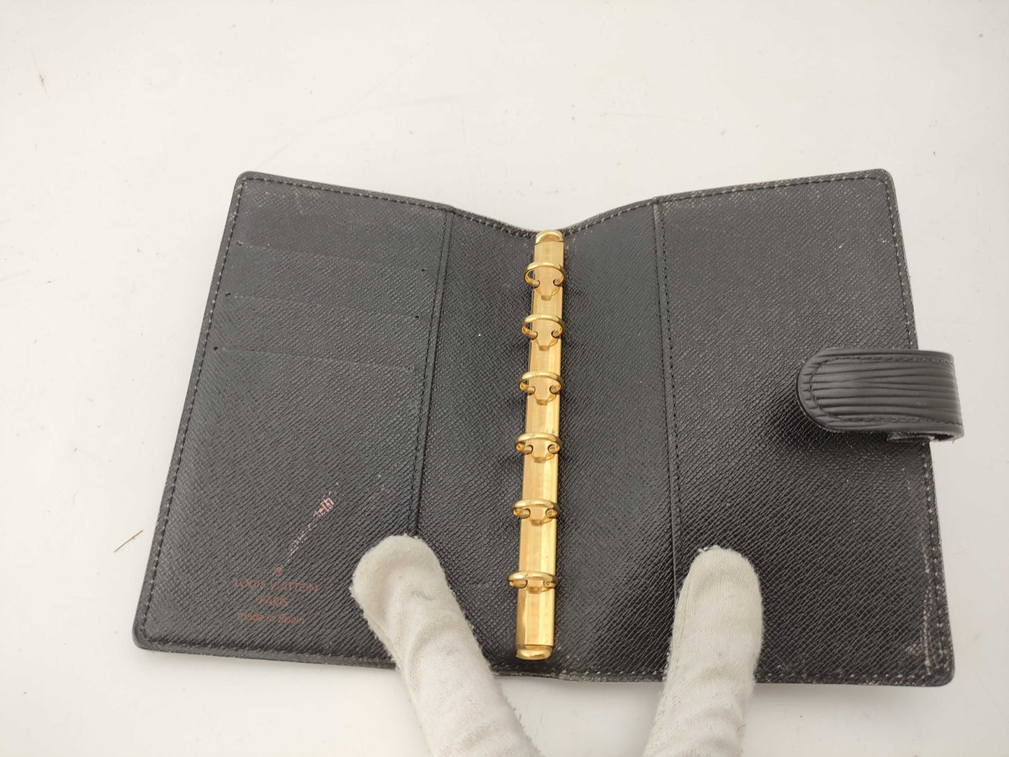 LOUIS VUITTON Epi Agenda 2-piece notebook cover