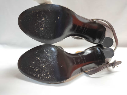 HERMES leather sandals