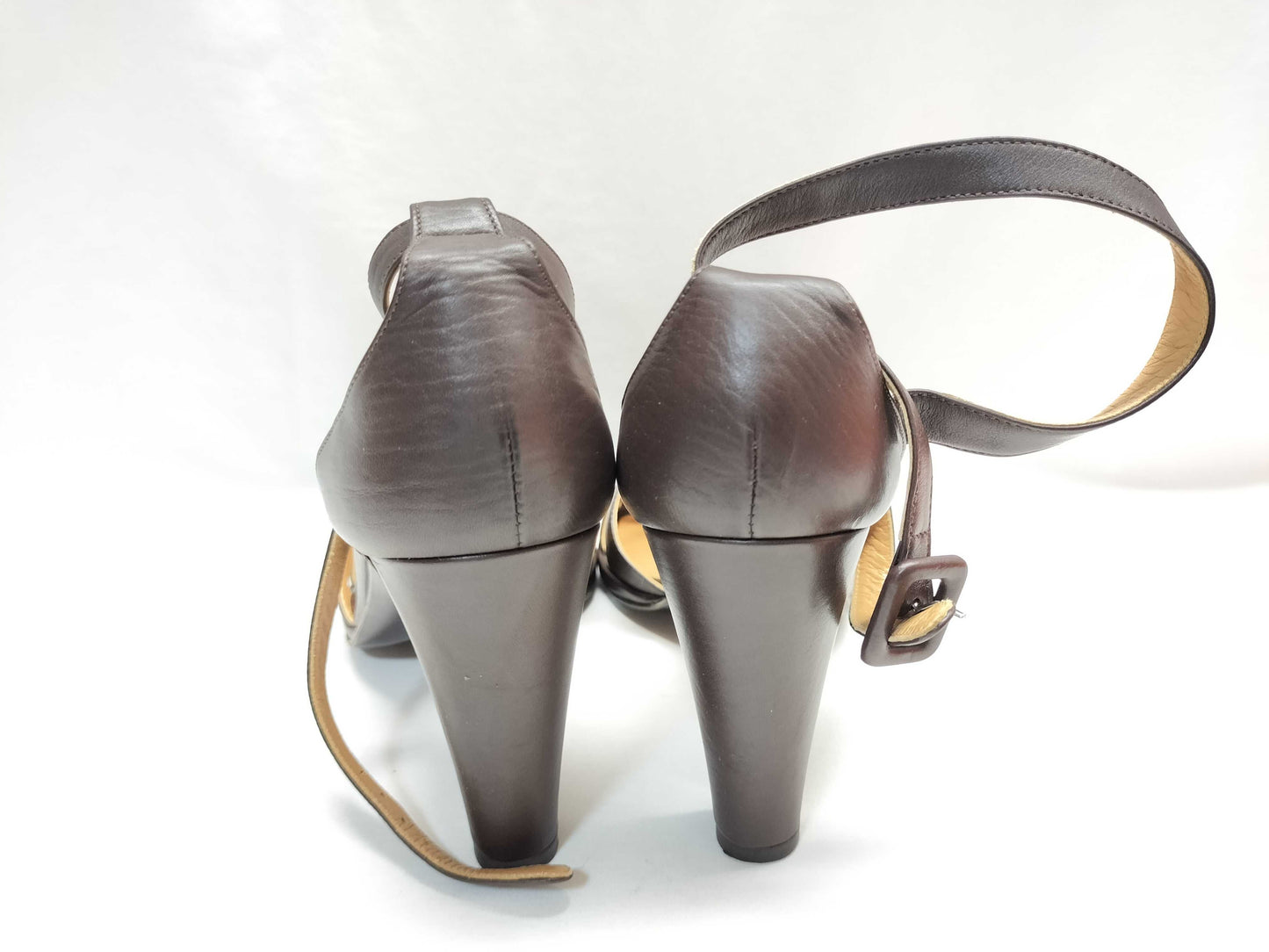 HERMES leather sandals