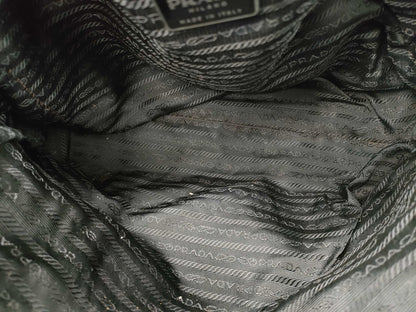 PRADA nylon tote bag with repair marks