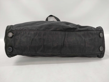 PRADA nylon tote bag with repair marks