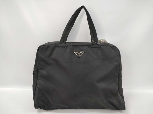 PRADA nylon tote bag with repair marks