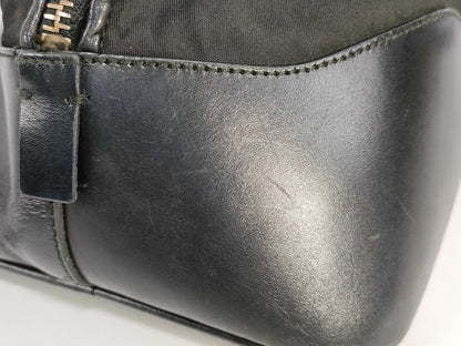 PRADA Nylon Triangle Logo Handbag