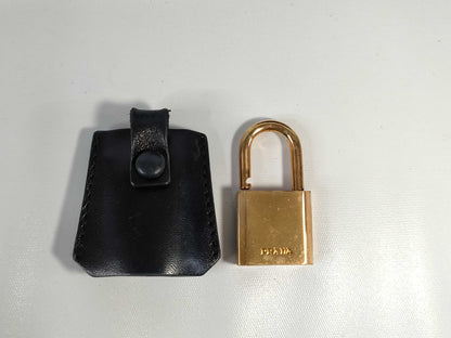 PRADA Nylon Triangle Logo Handbag
