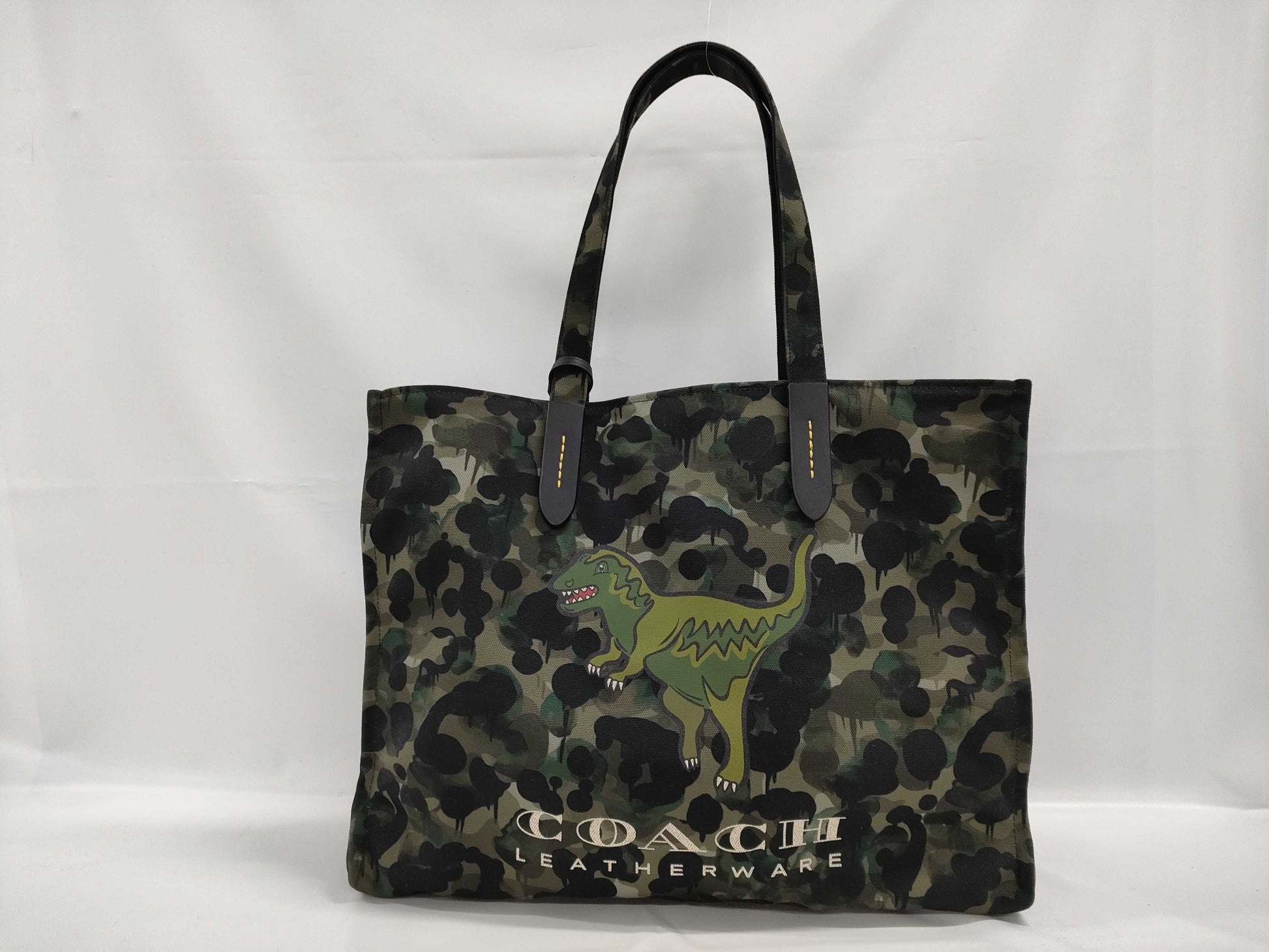 COACH CF079 Canvas Tote Bag