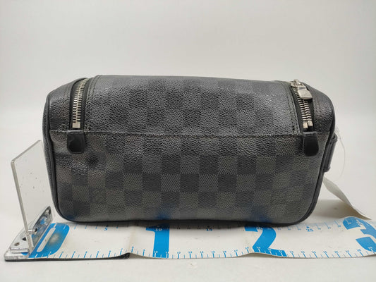 LOUIS VUITTON Damier Graphite Toiletry Pouch Second Bag