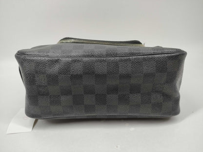 LOUIS VUITTON Damier Graphite Toiletry Pouch Second Bag