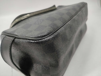 LOUIS VUITTON Damier Graphite Toiletry Pouch Second Bag