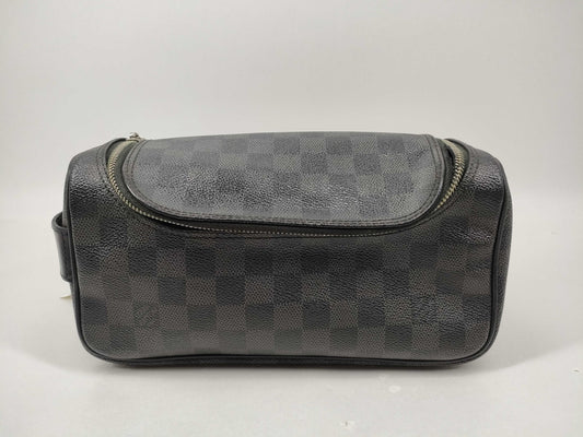 LOUIS VUITTON Damier Graphite Toiletry Pouch Second Bag
