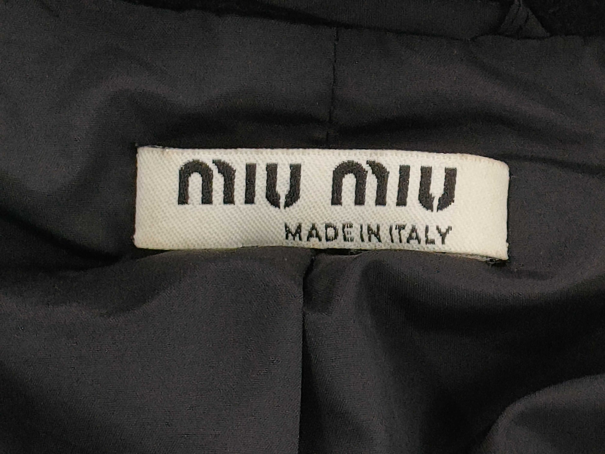 Miu Miu short wool coat