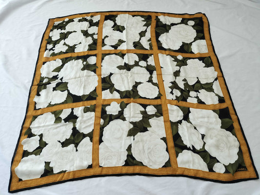 CHANEL Vintage Camelia Scarf