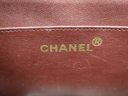 CHANEL Diana Lambskin Single Flap/Chain Shoulder Bag