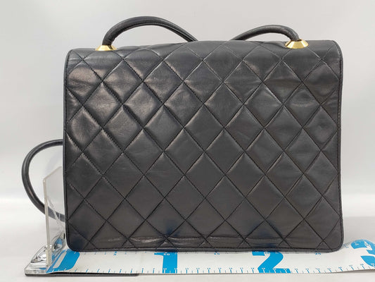 CHANEL Lambskin Matelasse Crossbody Shoulder Bag