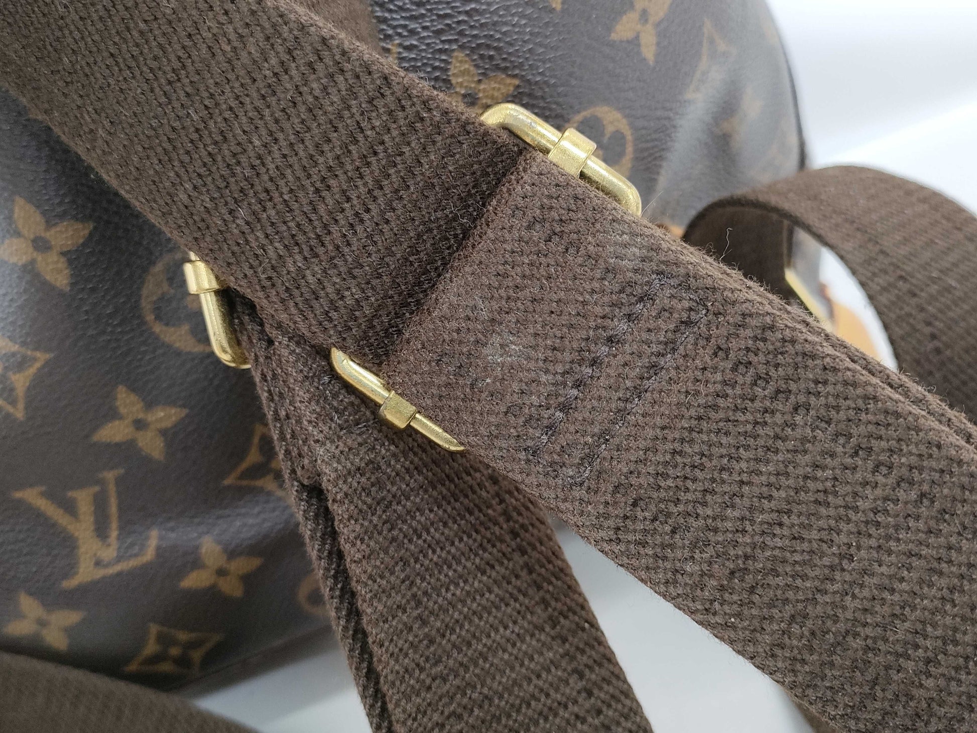 LOUIS VUITTON Monogram Sac Adobo Fall Backpack