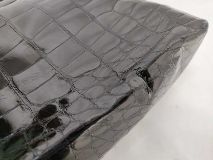 PRADA Crocodile/Clasp/Hand/Vintage Handbag